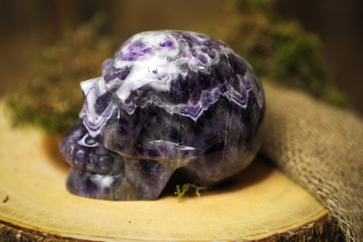 Large Dream Amethyst Crystal Skull