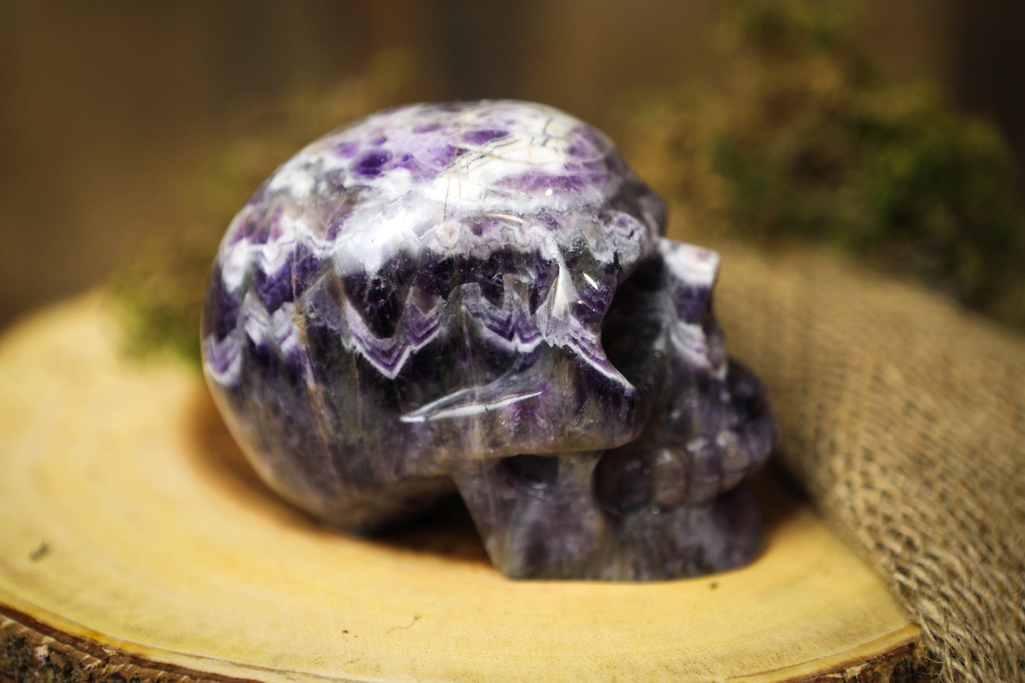 Large Dream Amethyst Crystal Skull