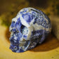 Large Sodalite Crystal Skull