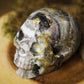 Mexican Crazy Lace Large Crystal Skull