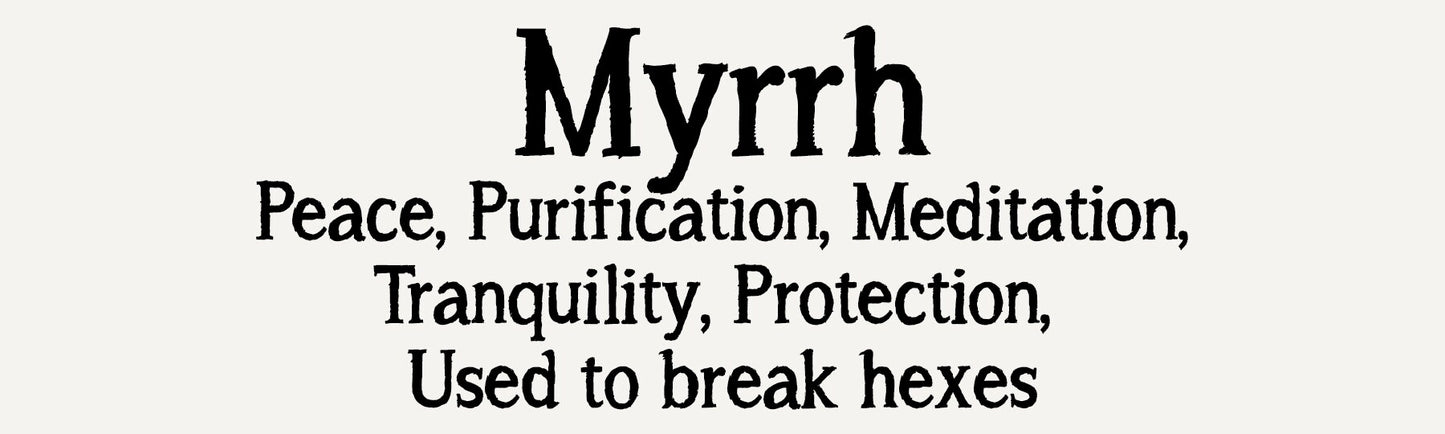 Resin Incense - 14 grams of Myrrh