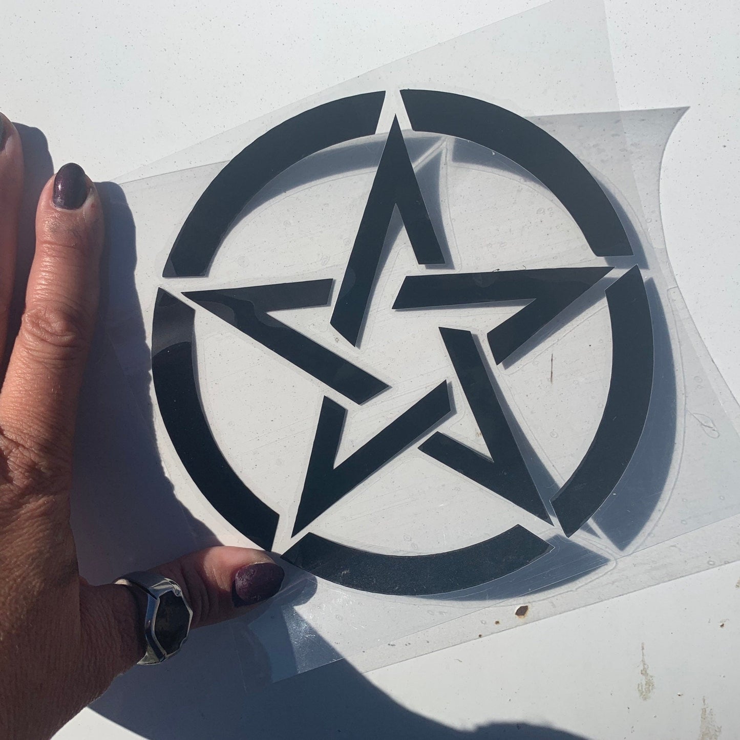 Pentacle or Pentagram Decal