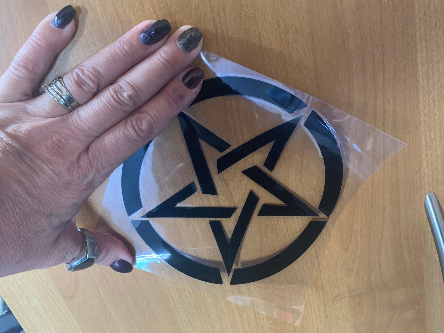 Pentacle or Pentagram Decal