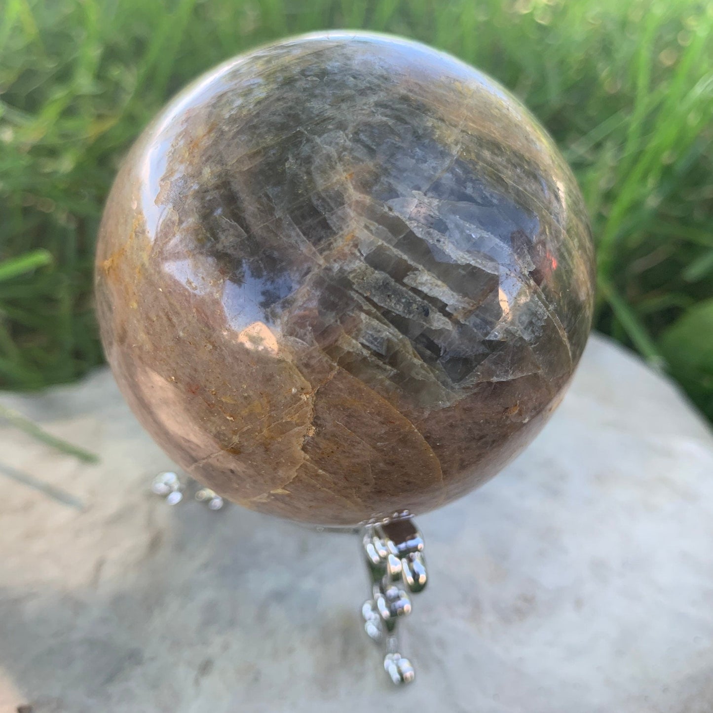 Black Moonstone Sphere