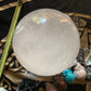 Large Solid Crystal Quartz Gazing Sphere