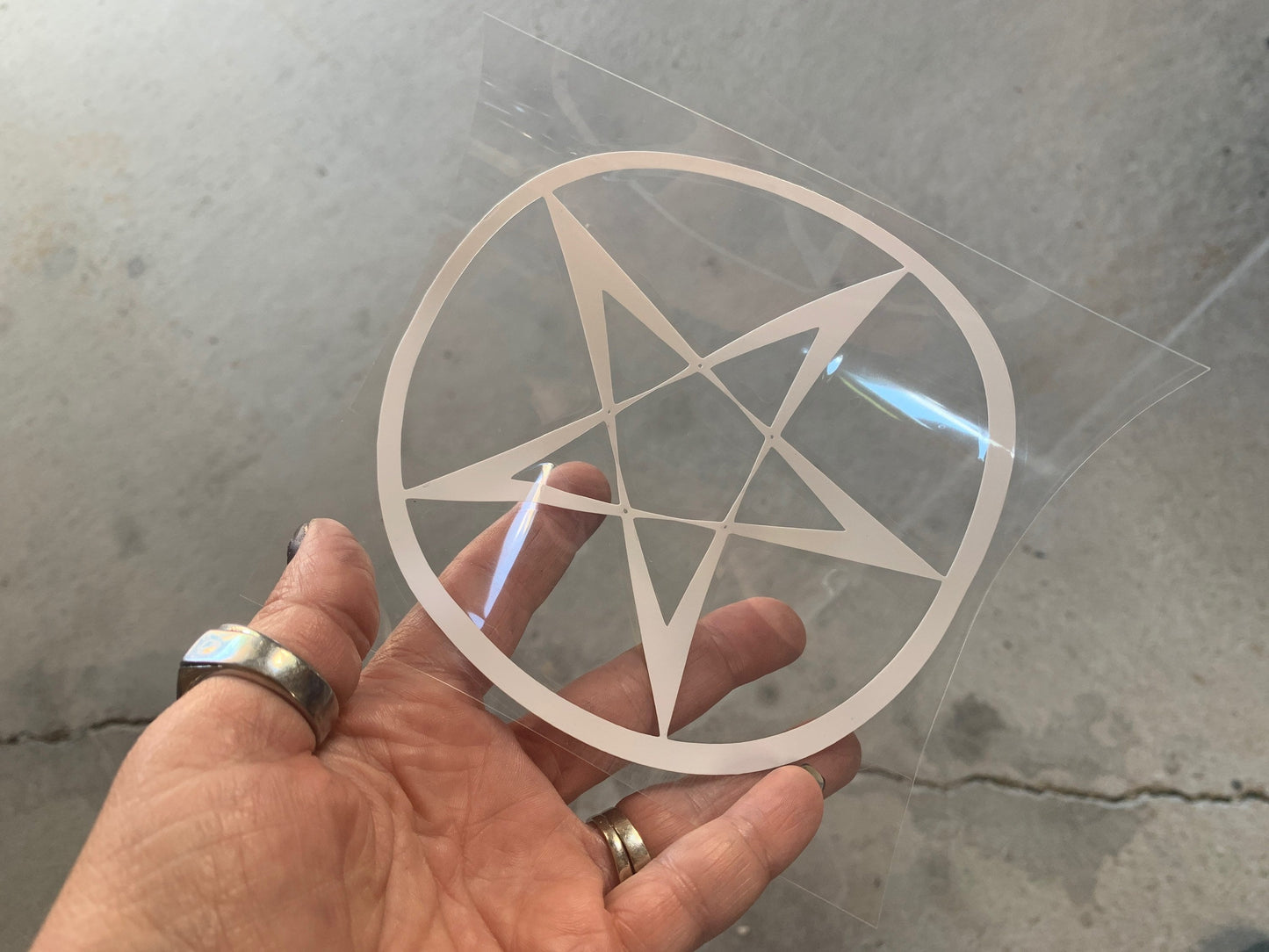 Pentacle or Pentagram Decal