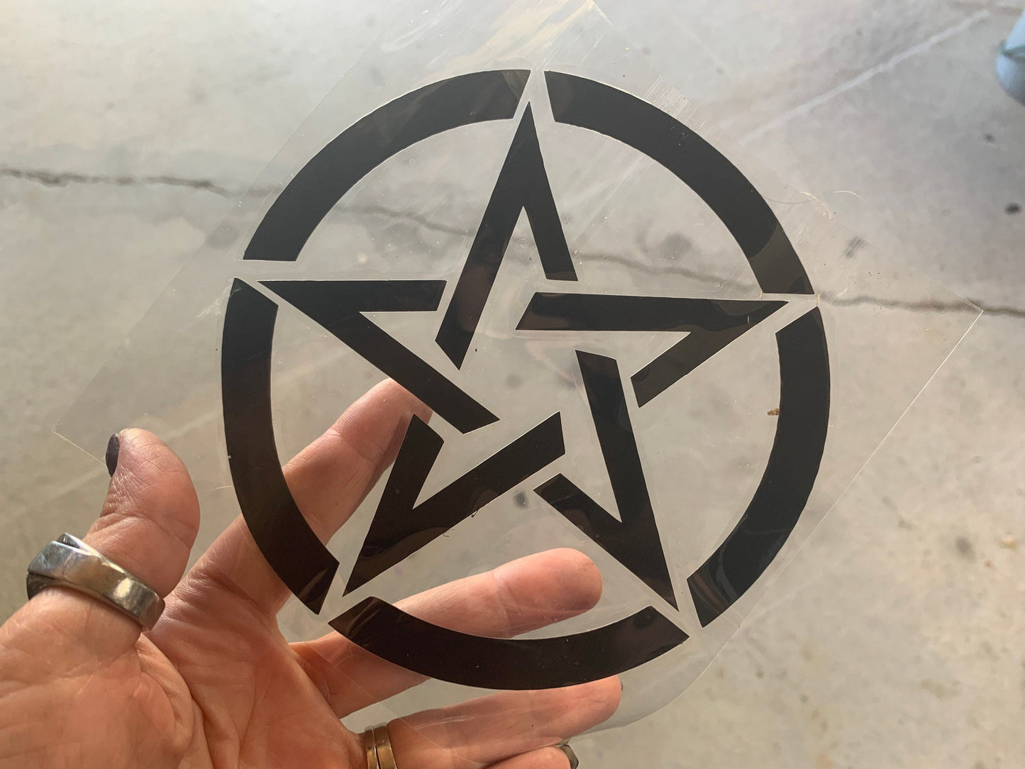 Pentacle or Pentagram Decal