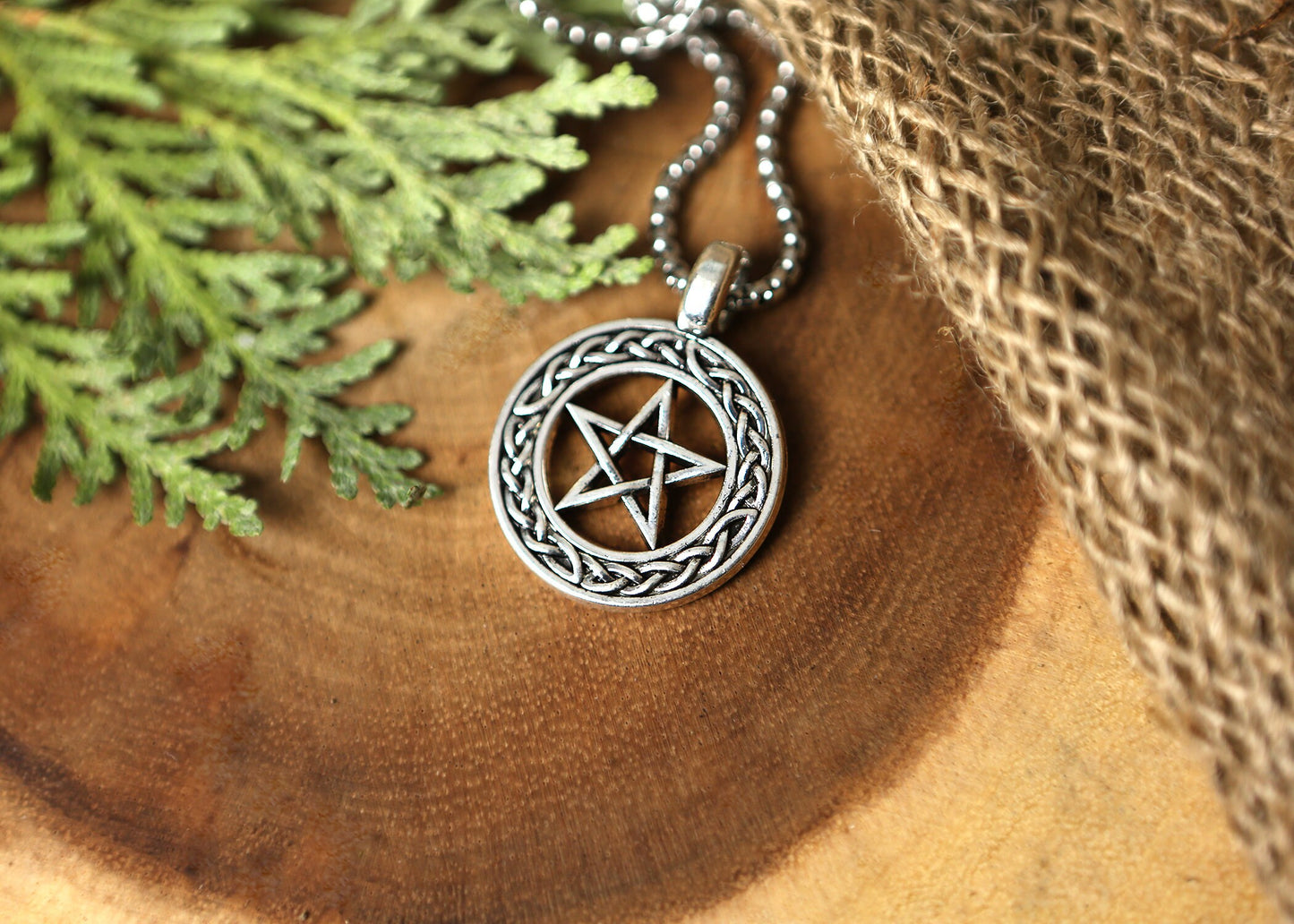 Pentacle Tribal Necklace