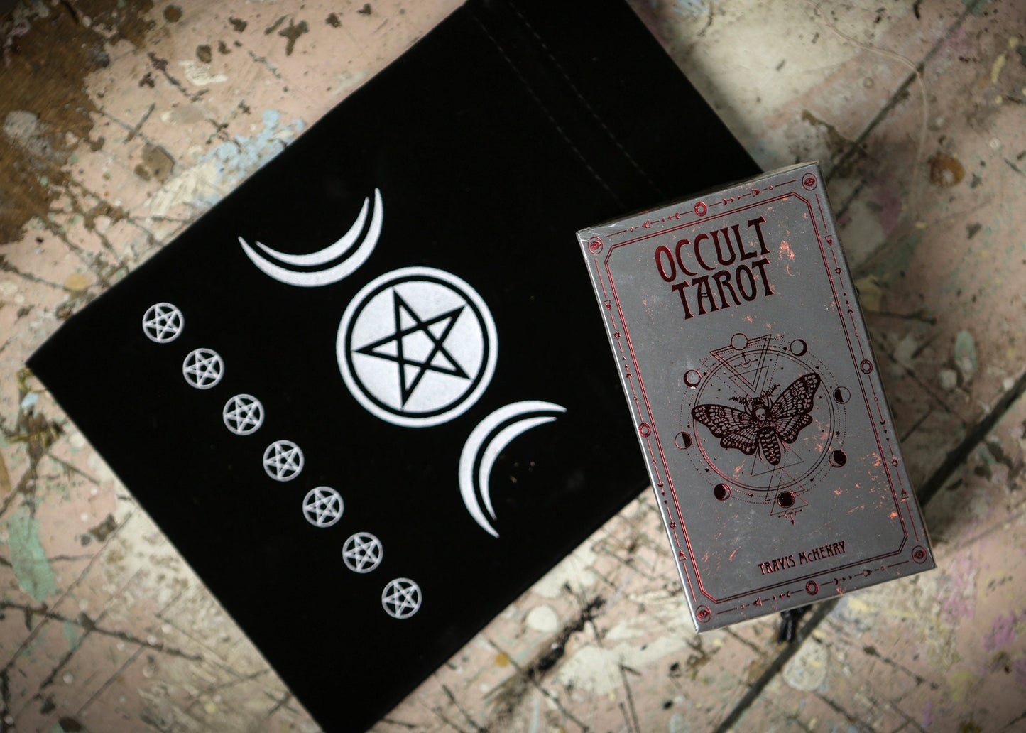 Tarot Card Deck - Occult Baphomet Dark