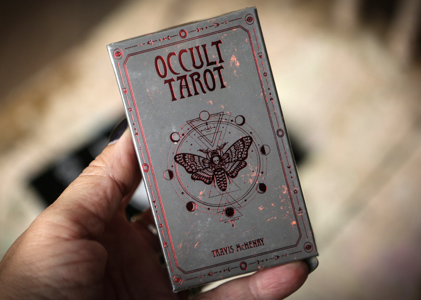 Tarot Card Deck - Occult Baphomet Dark