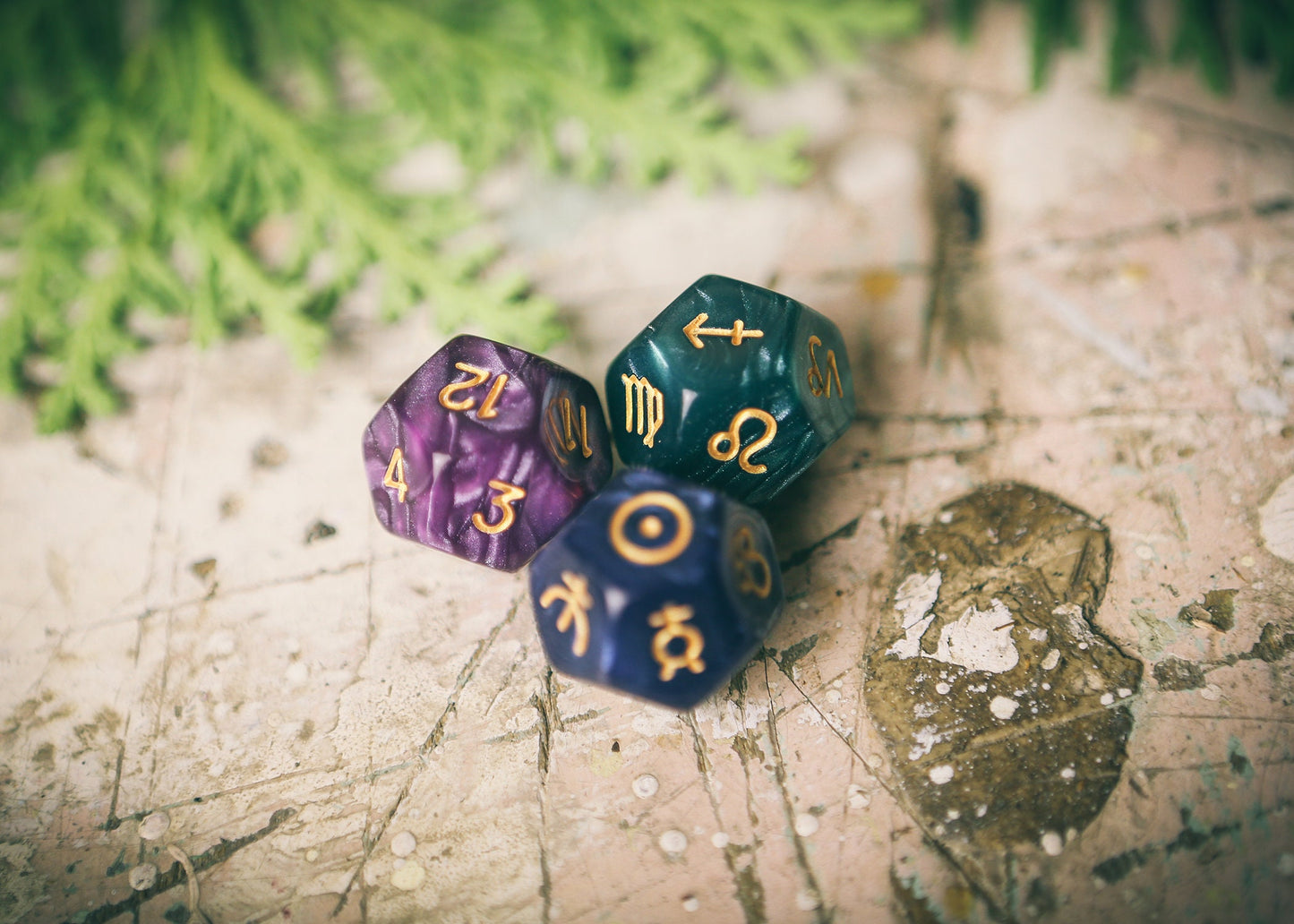 Astrology Dice Kit with Instructions