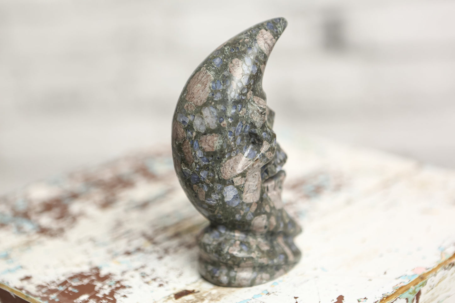 Llanite Rhyolite Moon Skull