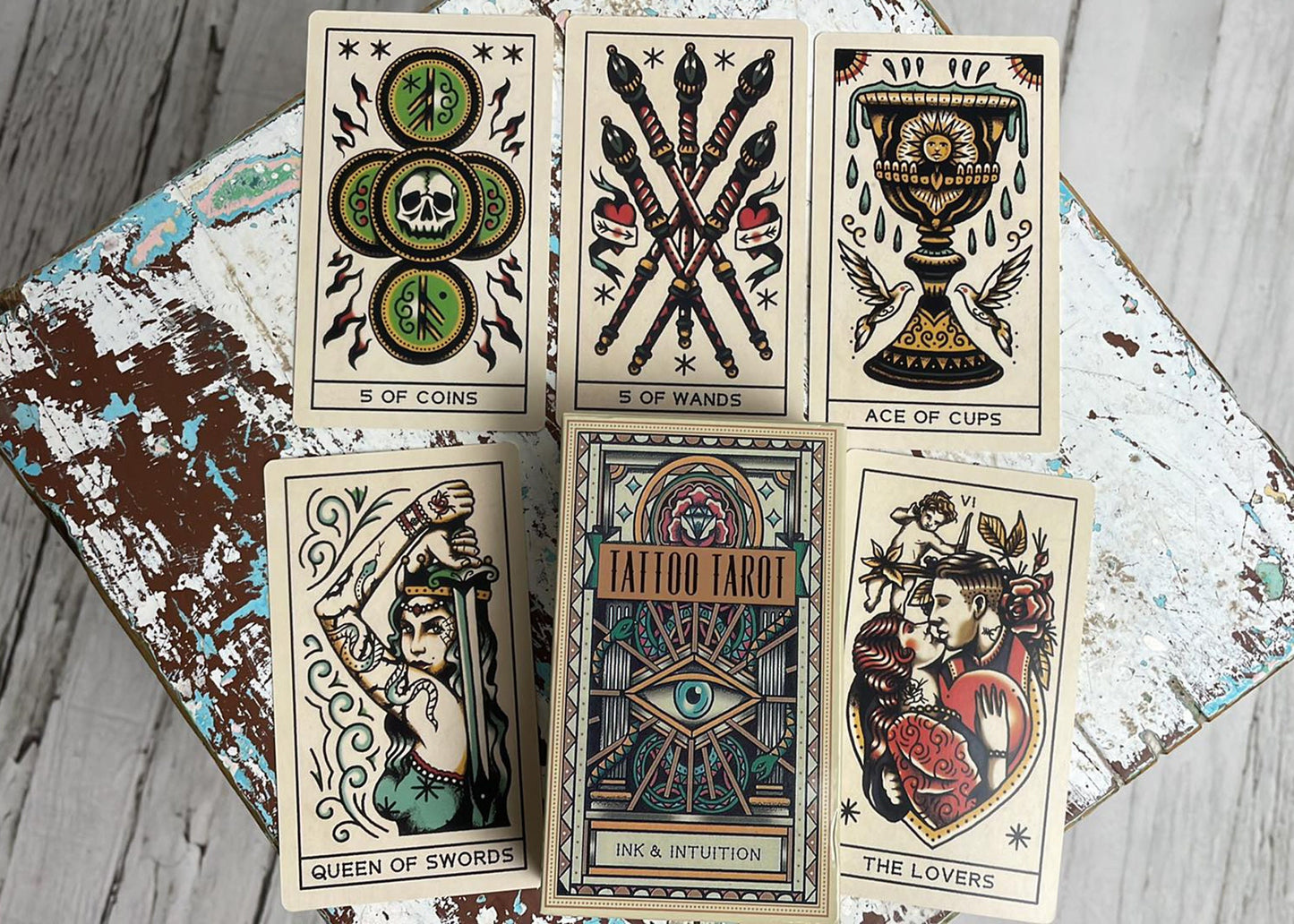 Tarot Cards Deck - Tattoo