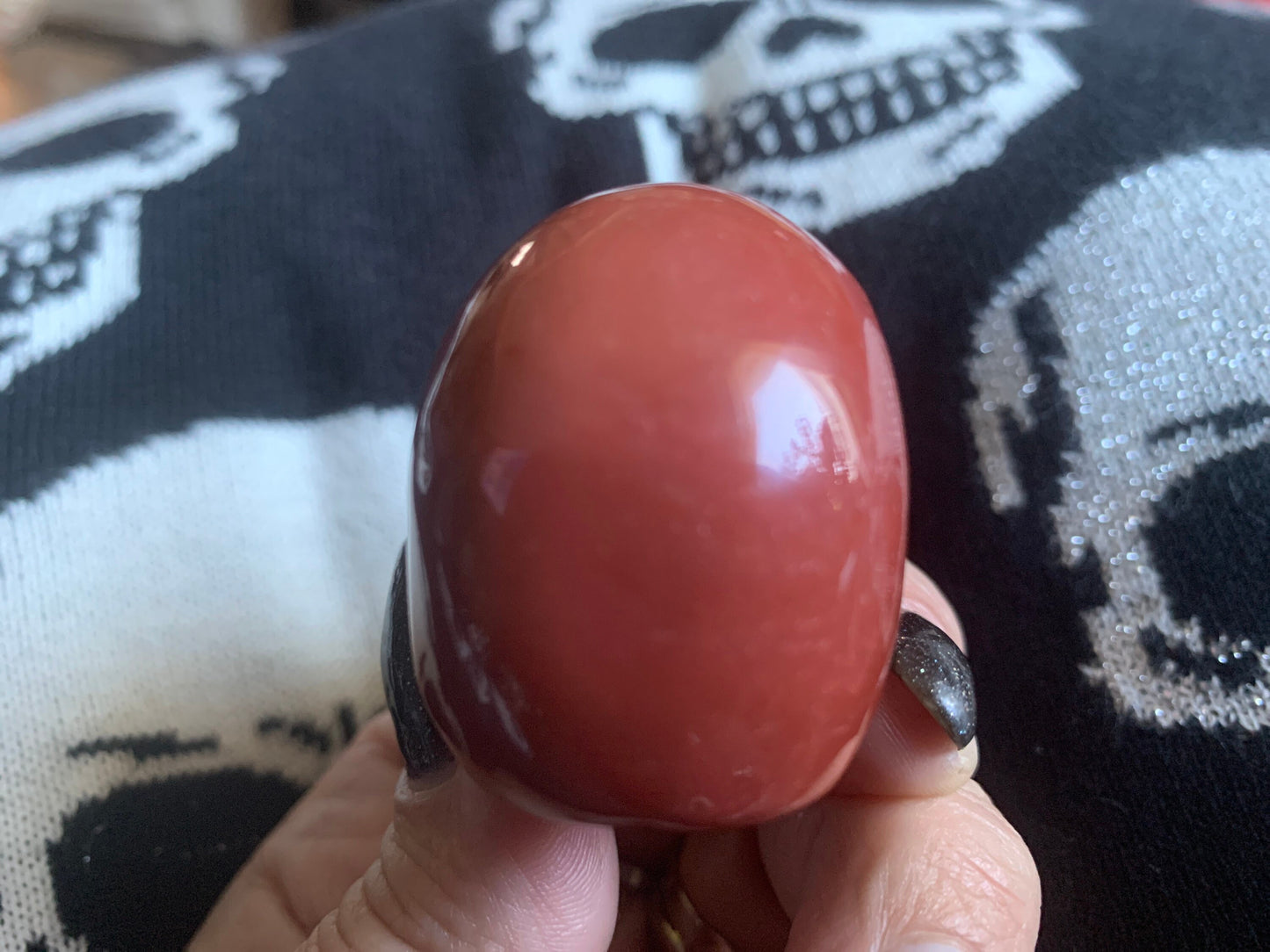 Red Jasper Crystal Skull