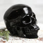 Large Obsidian Crystal Skull