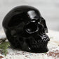 Large Obsidian Crystal Skull