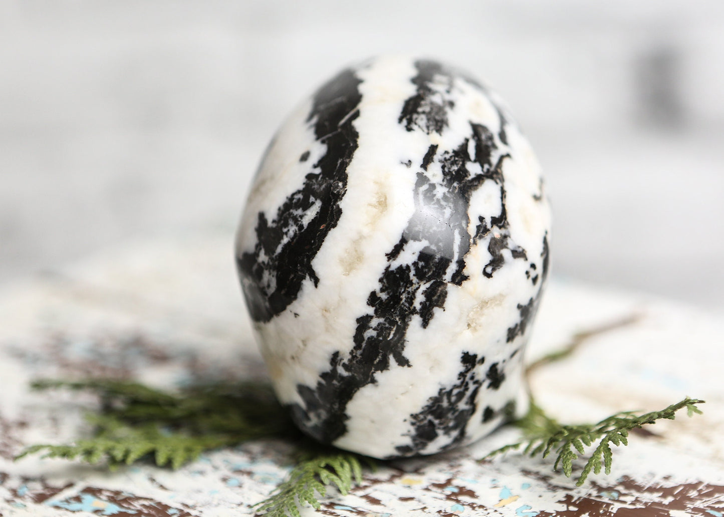 Large Zebra Jasper Crystal Skull