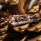 Clear Quartz Pendant with Copper Chain