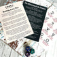 Astrology Dice Kit with Instructions