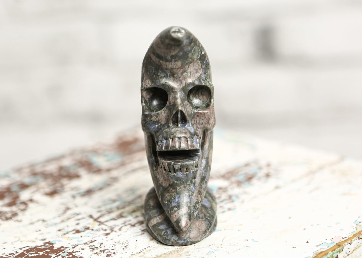 Llanite Rhyolite Moon Skull