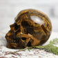 Large Tiger Eye Crystal Skull