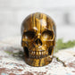 Large Tiger Eye Crystal Skull