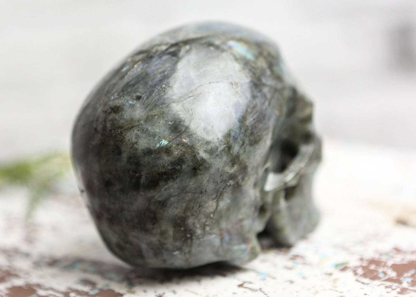 Large Labradorite Crystal Skull