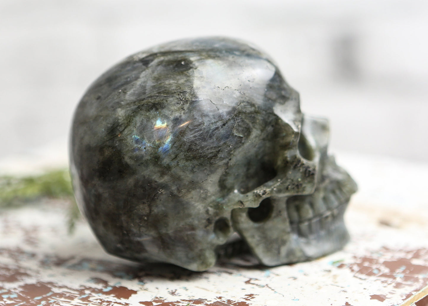 Large Labradorite Crystal Skull