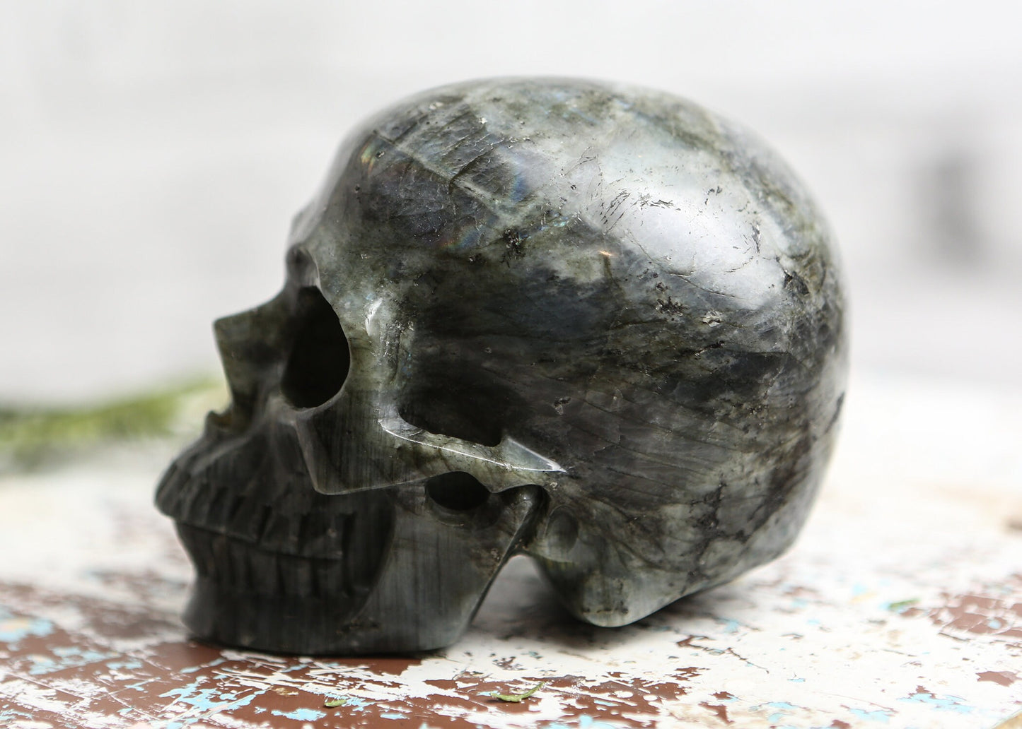 Large Labradorite Crystal Skull