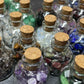 Gemstone chips in small Jars