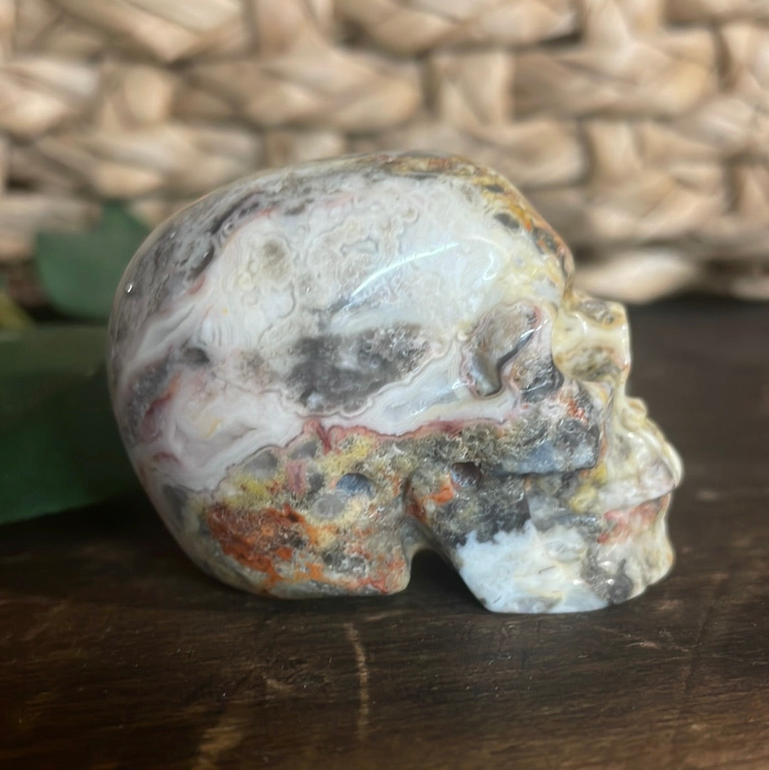 Crazy Lace Crystal Skull