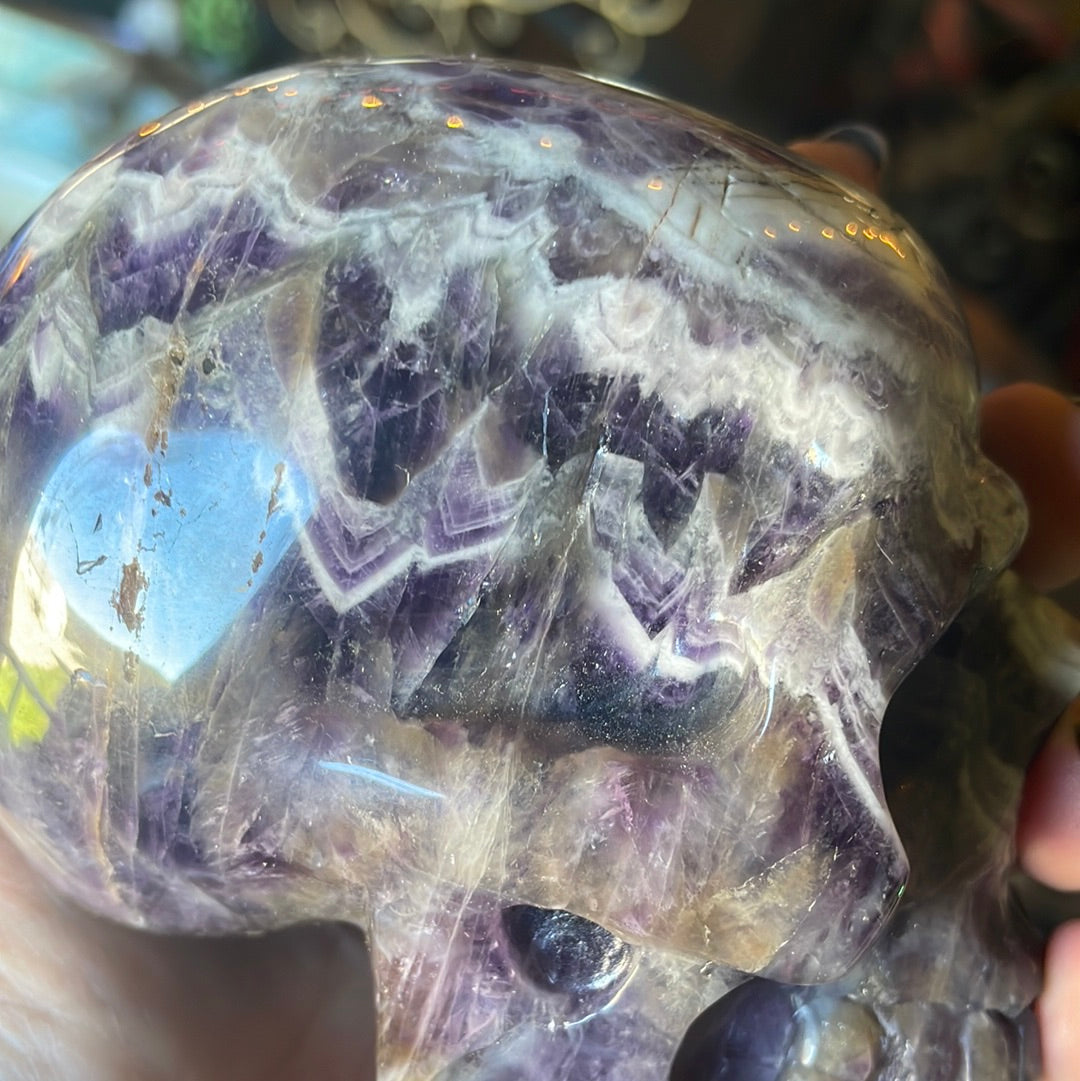 Large Dream Amethyst Crystal Skull