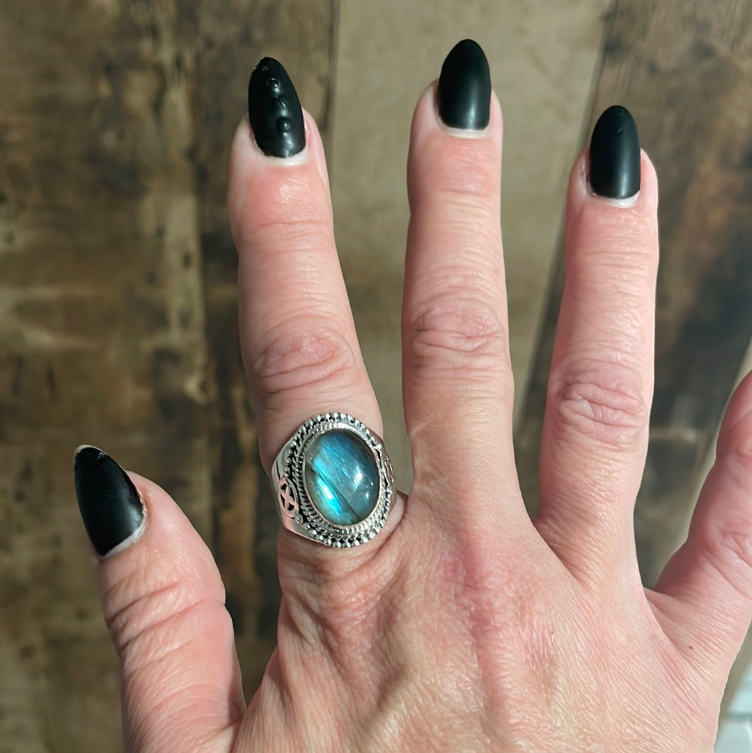 Vintage Labradorite Ring