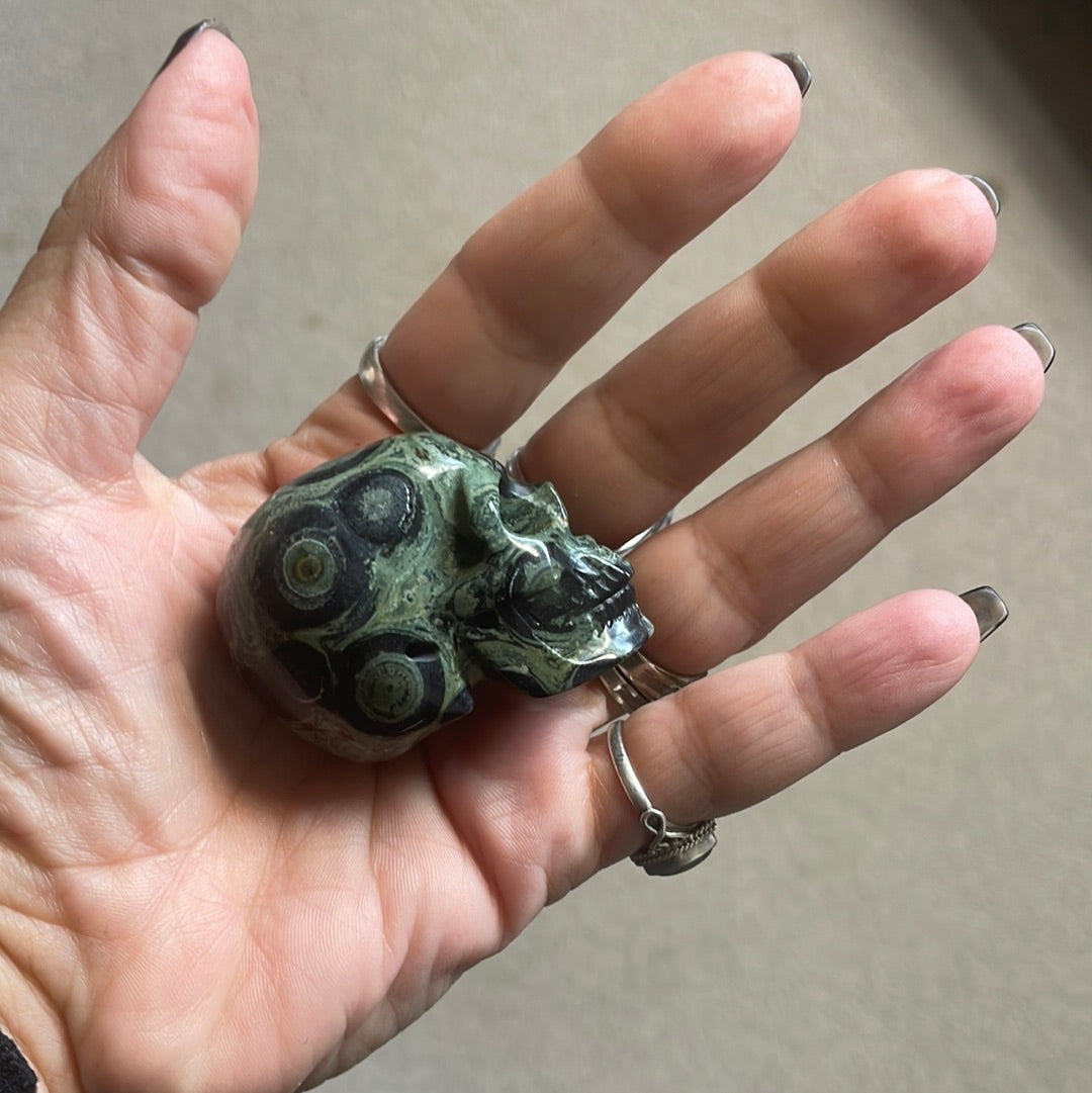 Kambaba Jasper Crystal Skull