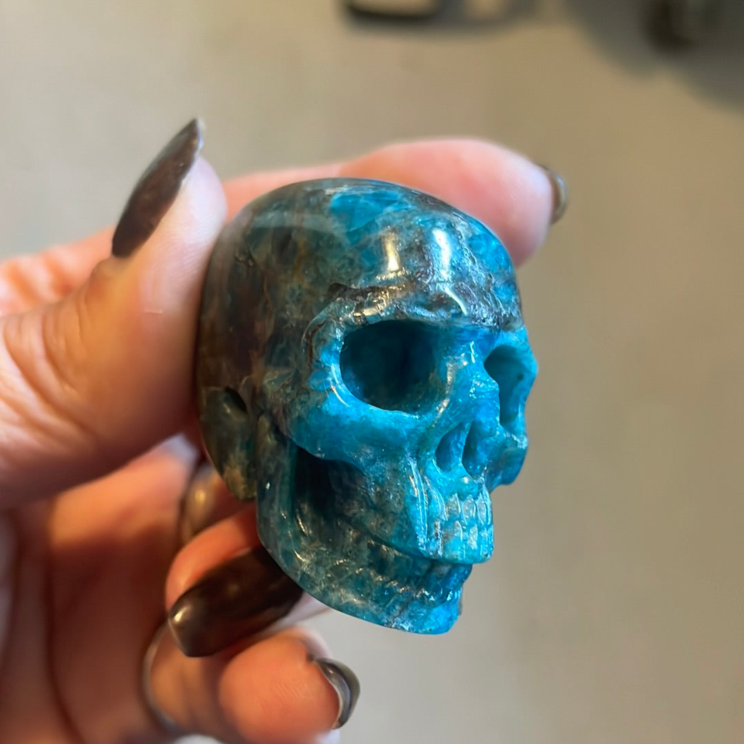 Kyanite Crystal Skull