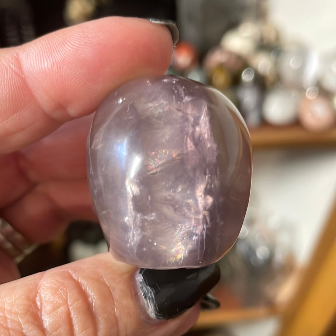 Flashy Flourite Crystal Skull