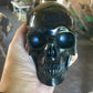 Large Obsidian Crystal Skull