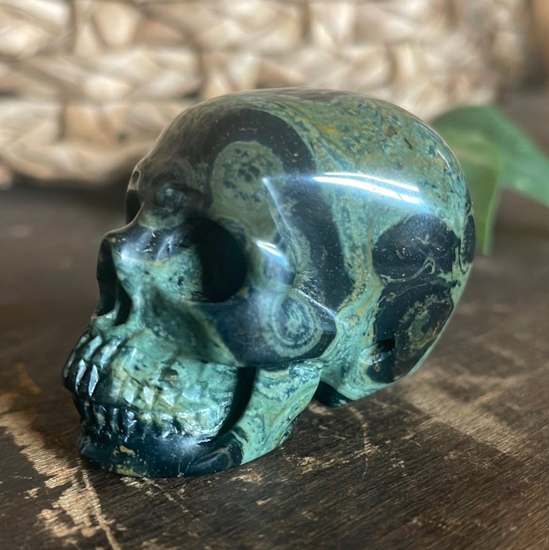 Kambaba Jasper Crystal Skull