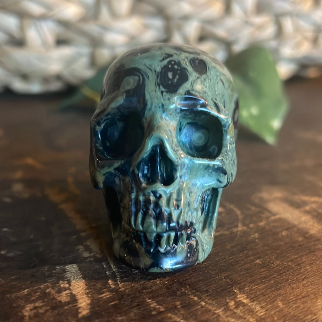 Kambaba Jasper Crystal Skull