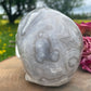 Large Crazy Lace Crystal Skull