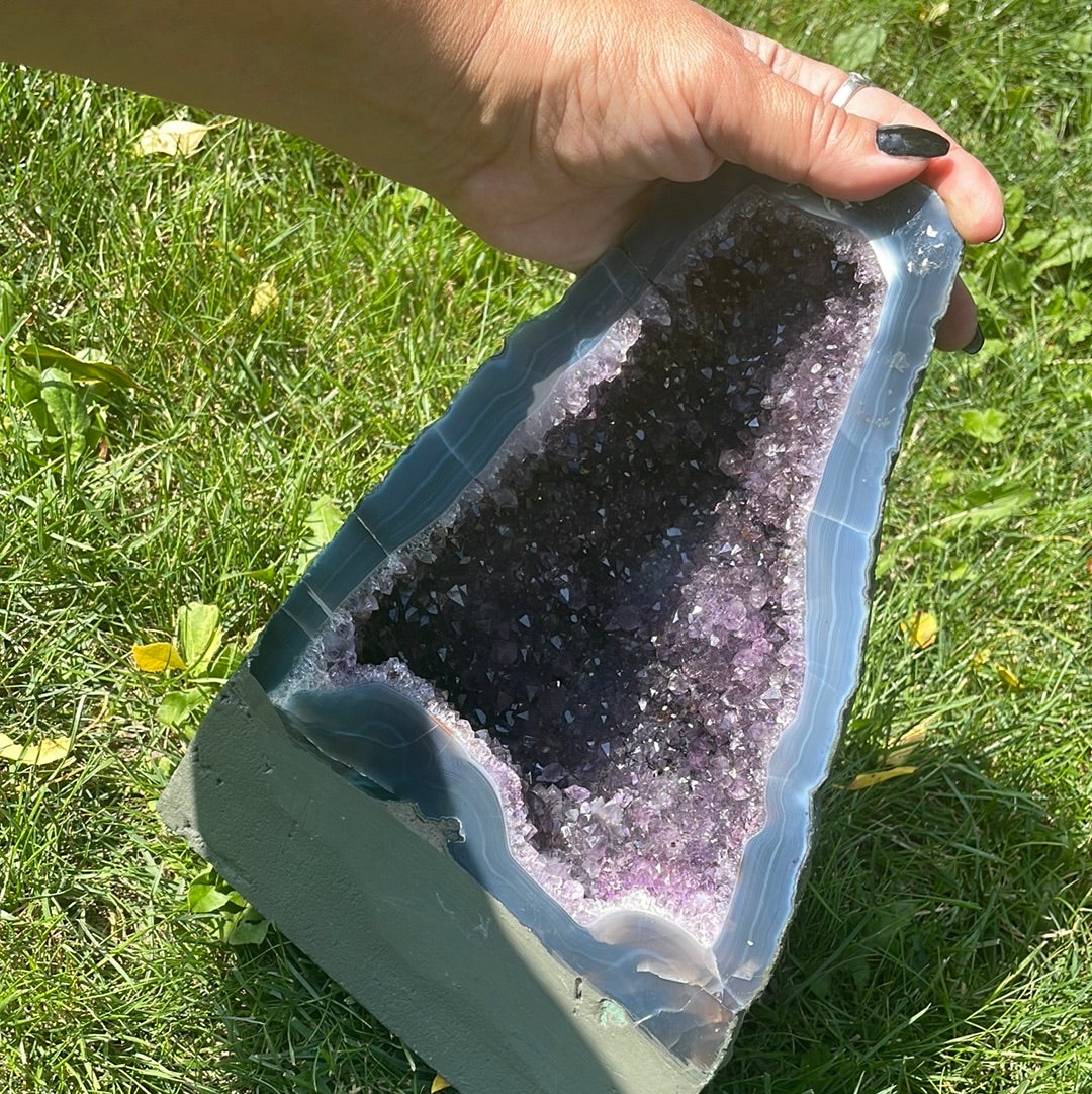 Large 15lb Amethyst Geode Crystal