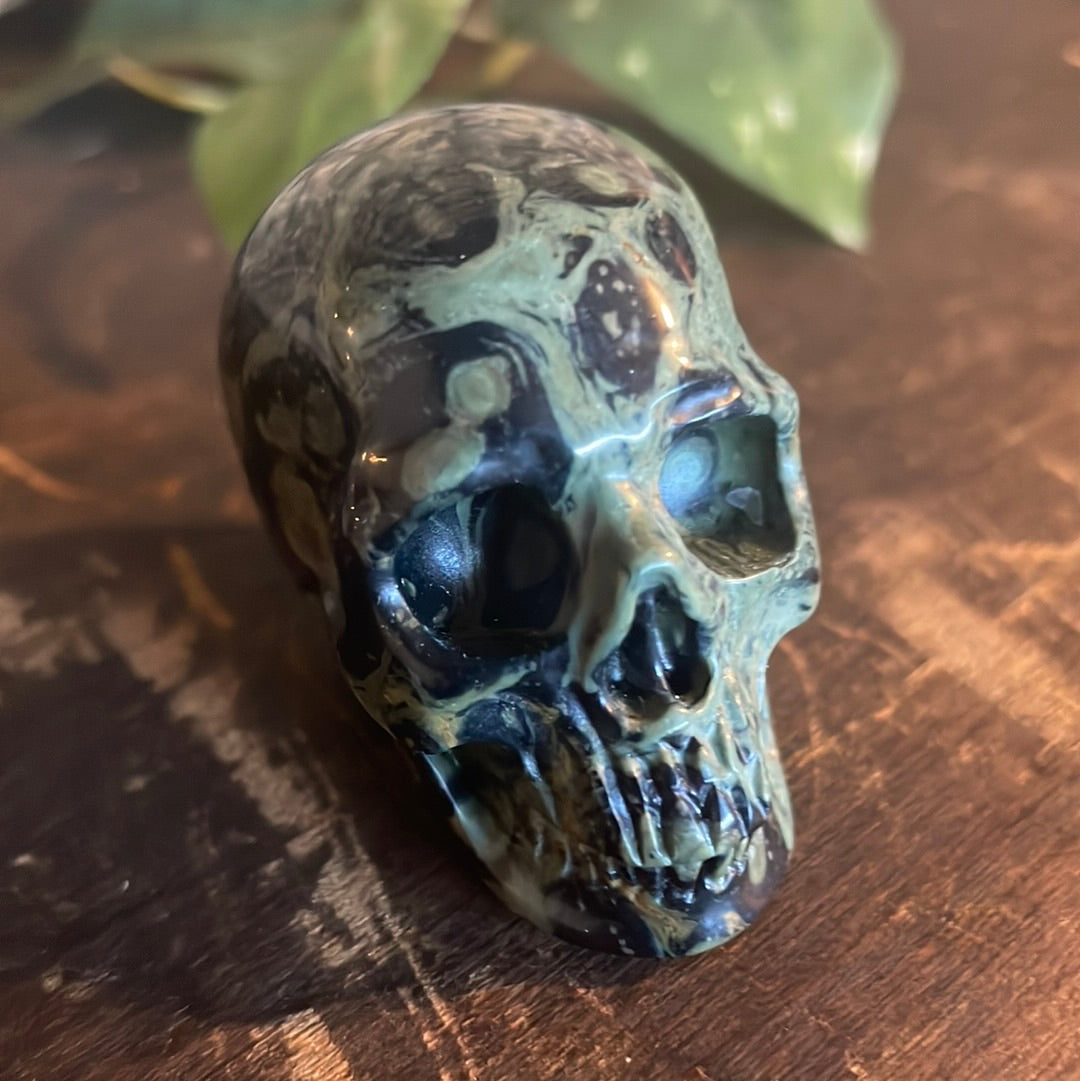 Kambaba Jasper Crystal Skull