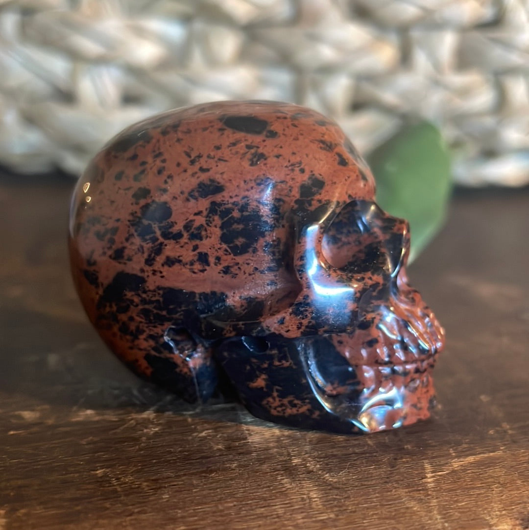 Mahogany Obsidian Crystal Skull