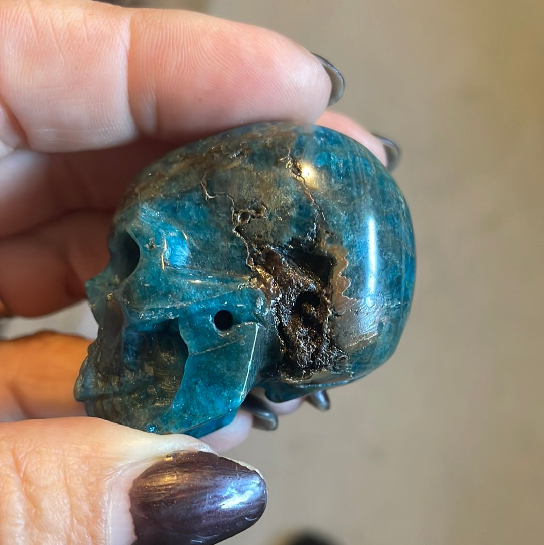 Kyanite Crystal Skull