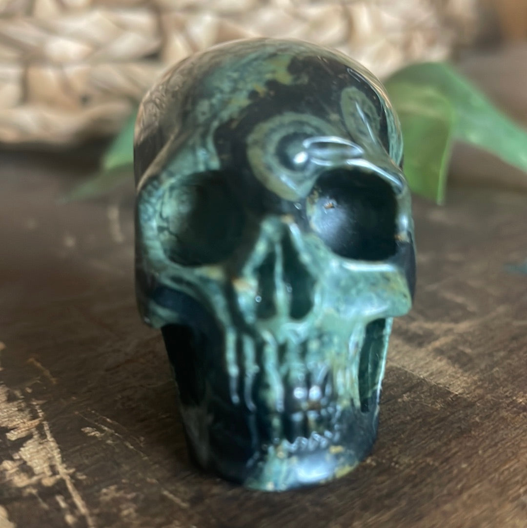 Kambaba Jasper Crystal Skull