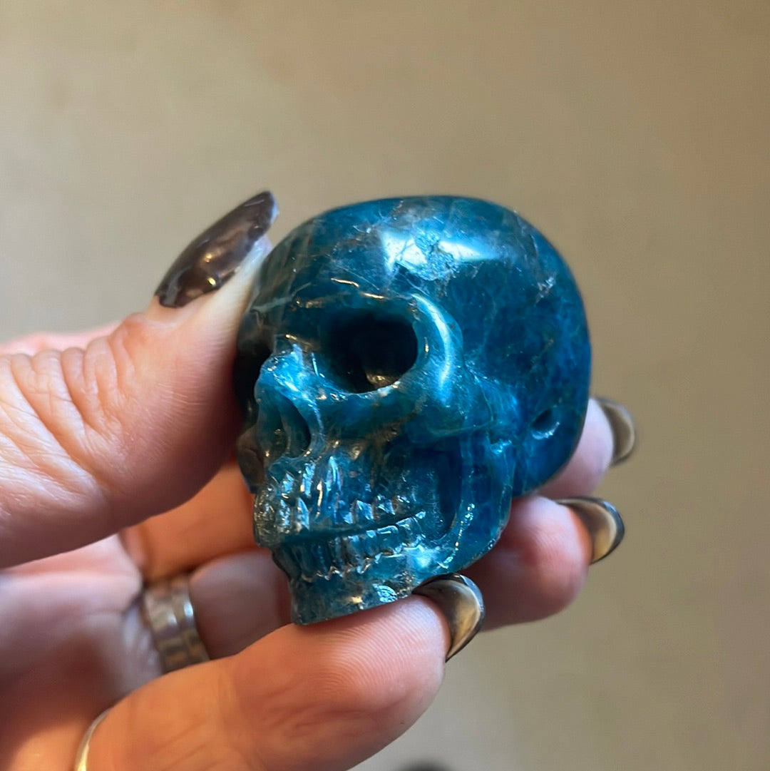 Kyanite Crystal Skull