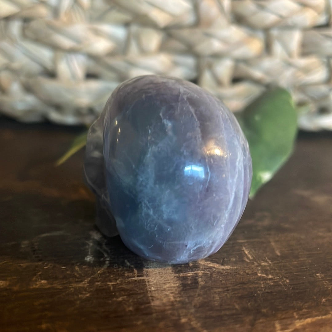 Rainbow Flourite Crystal Skull