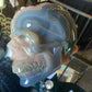 Large Amethyst Geode Crystal Skull