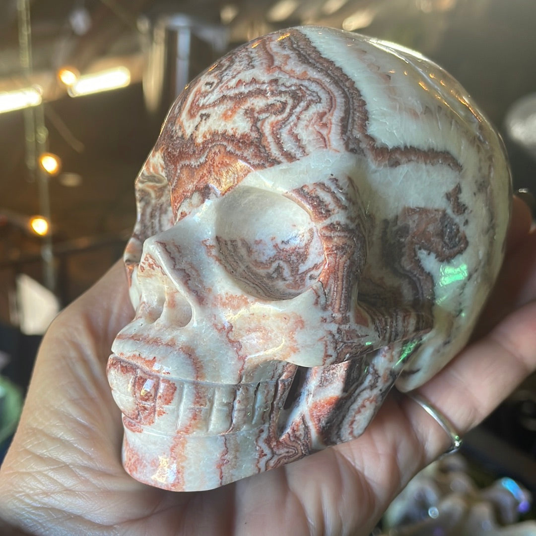 Large Picture Jasper Crystal Skull