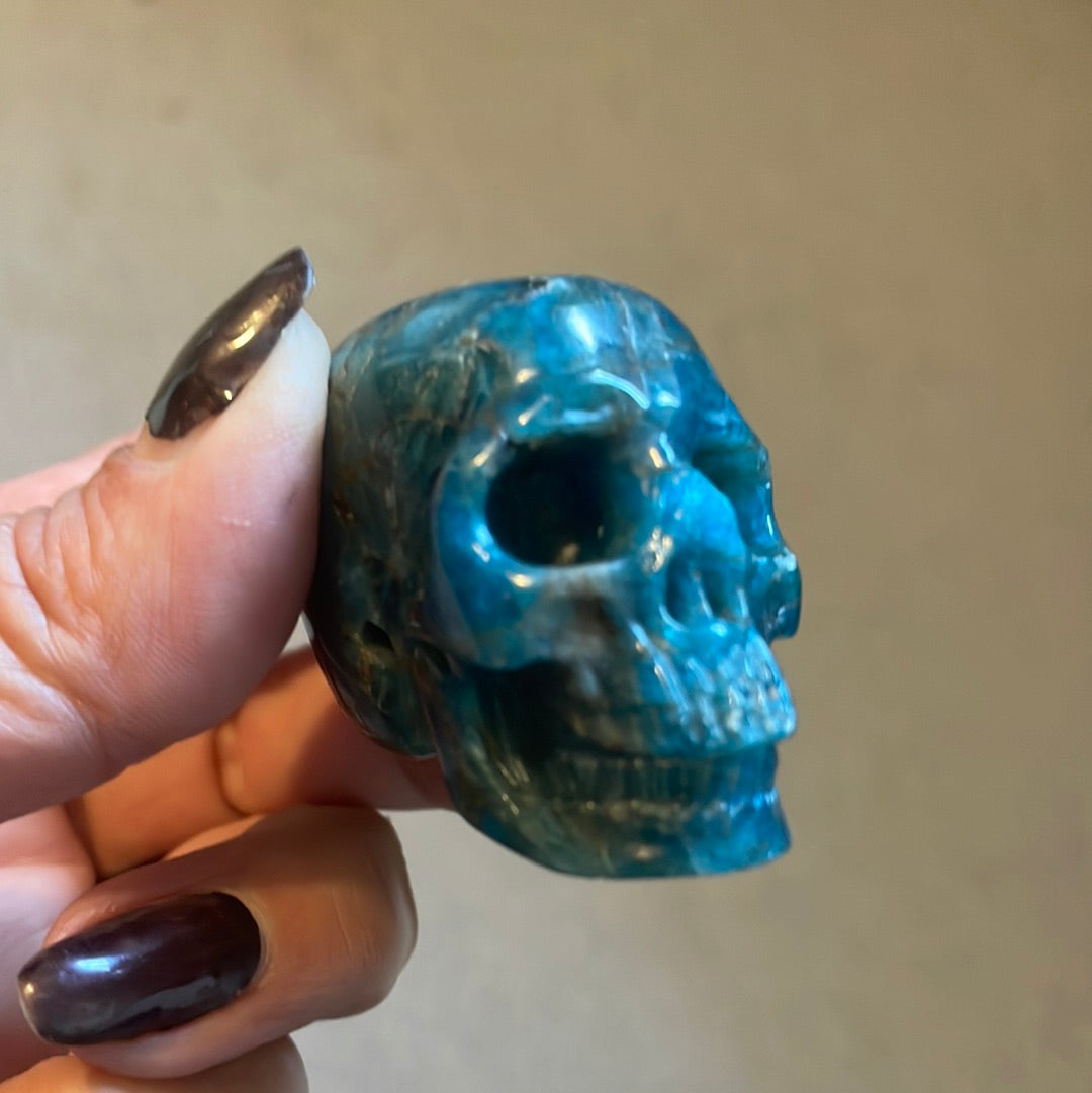 Kyanite Crystal Skull